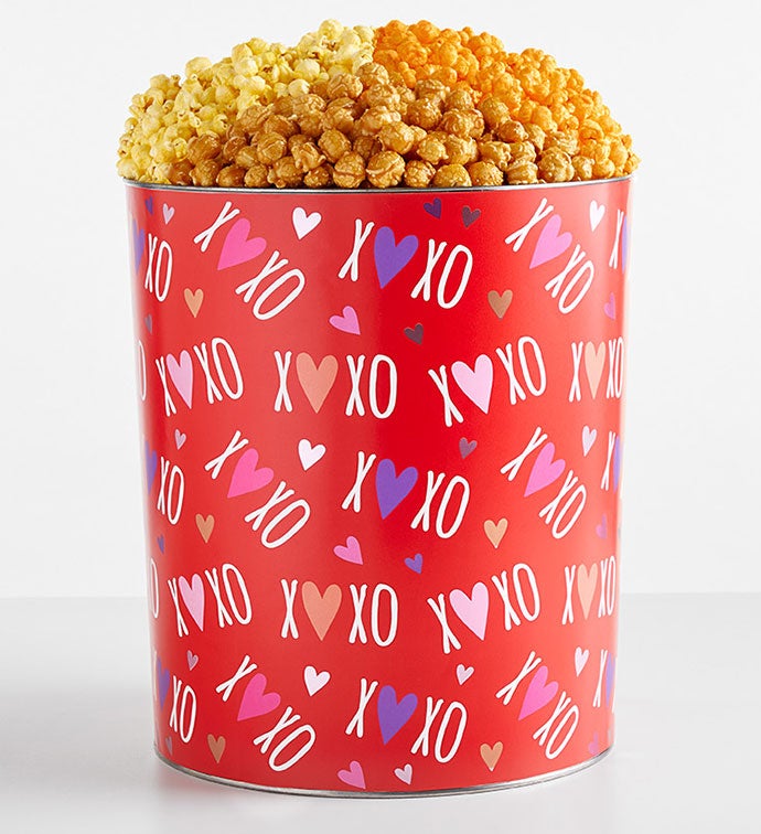 To Be Loved 6 1/2 Gallon 3 Flavor Popcorn Tin